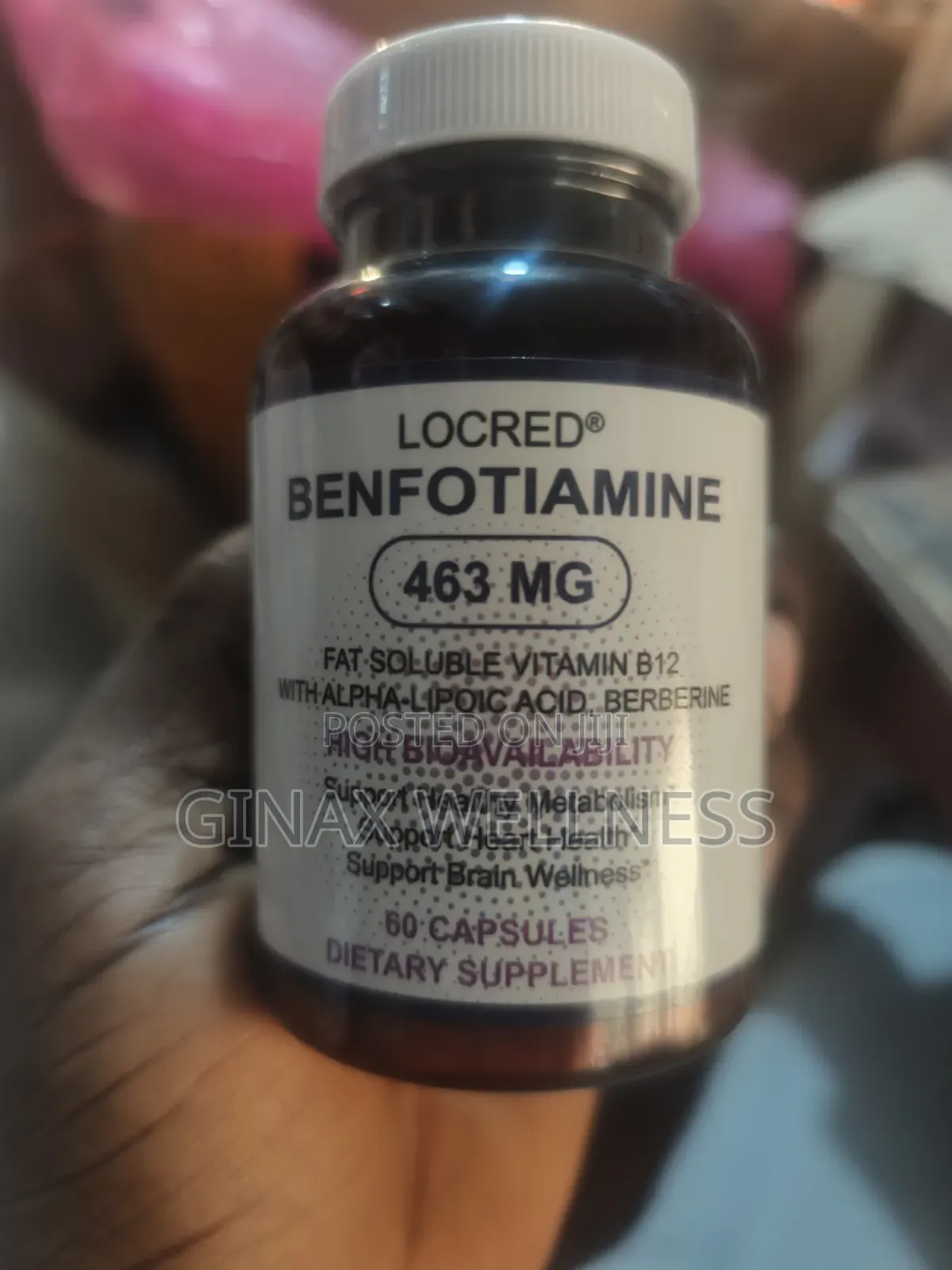 Benfotiamine Capsules for Heart, Brain, and Healthy Metabolism