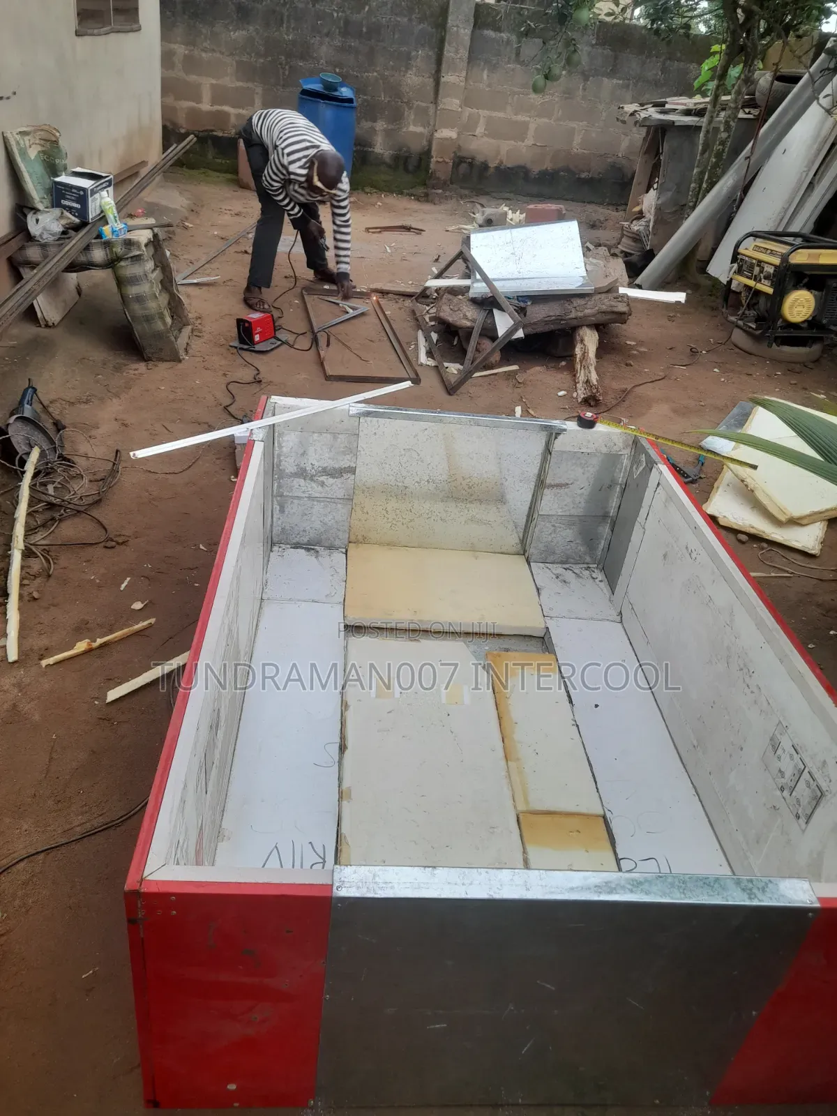 Construction of Iceblock Machine 