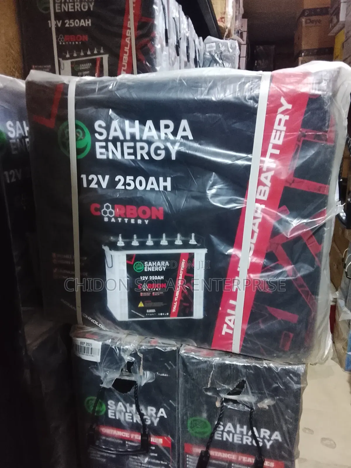 250Ah 12v Sahara Tubular Battery