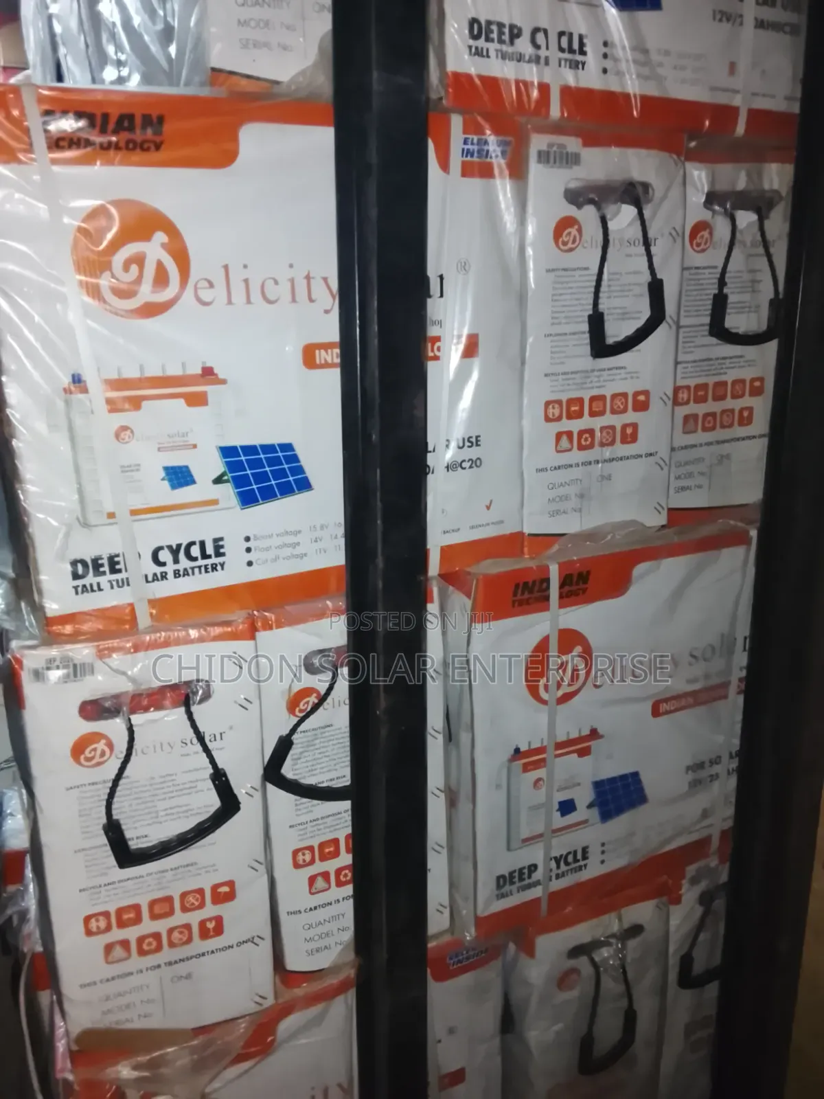 240Ah 12v Fidelity Tubular Battery