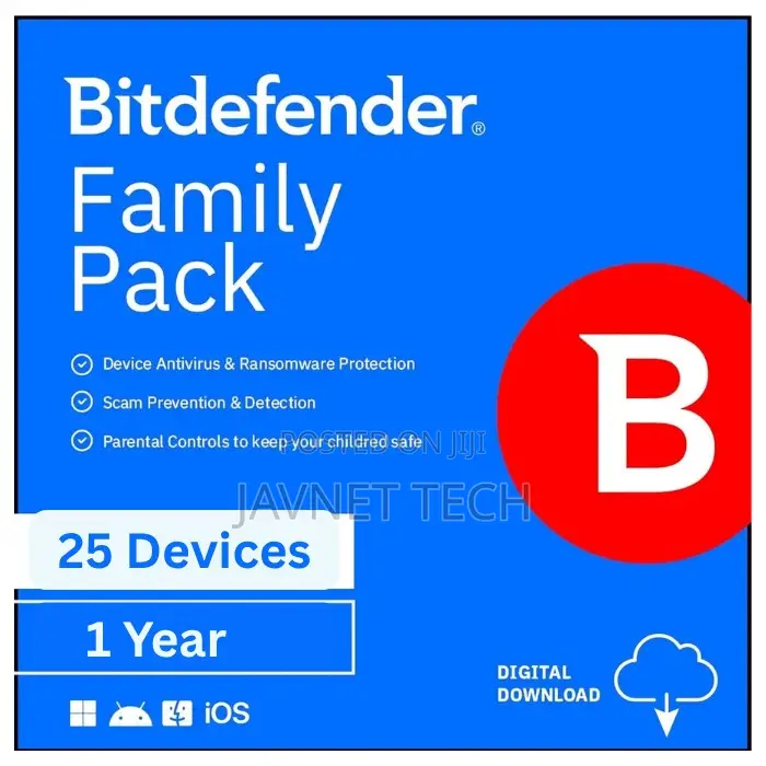Bitdefender Total Security (Family) 25 Devices 1 Year