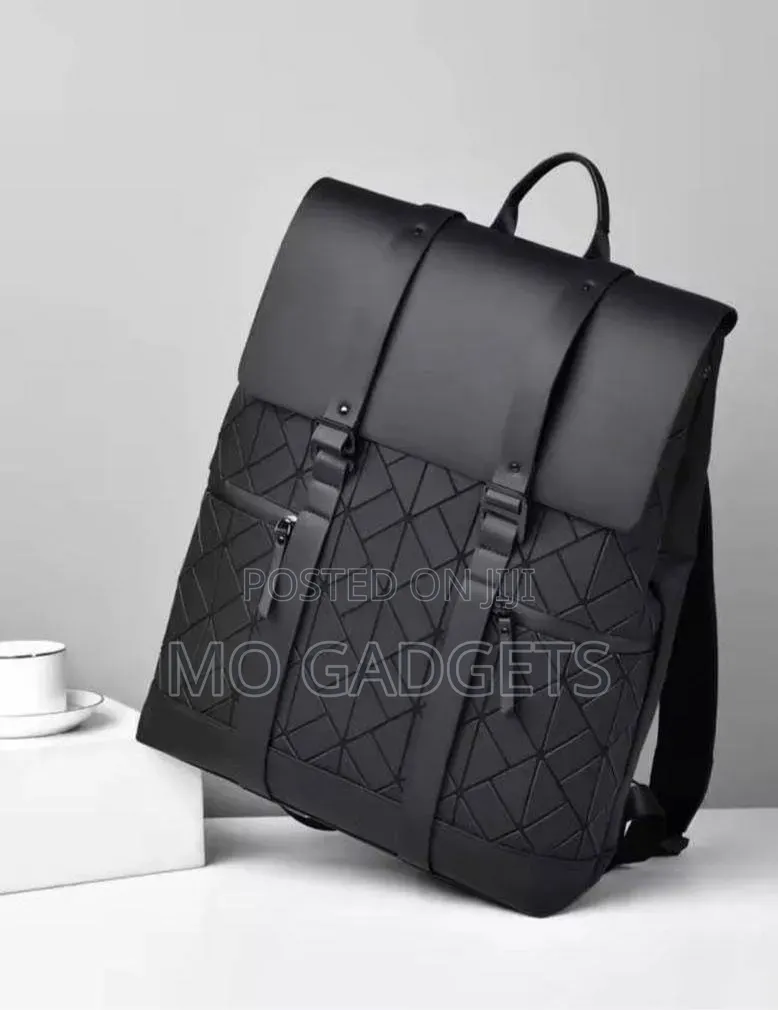 Geometric Luminous Reflective Laptop Backpack (Brand New