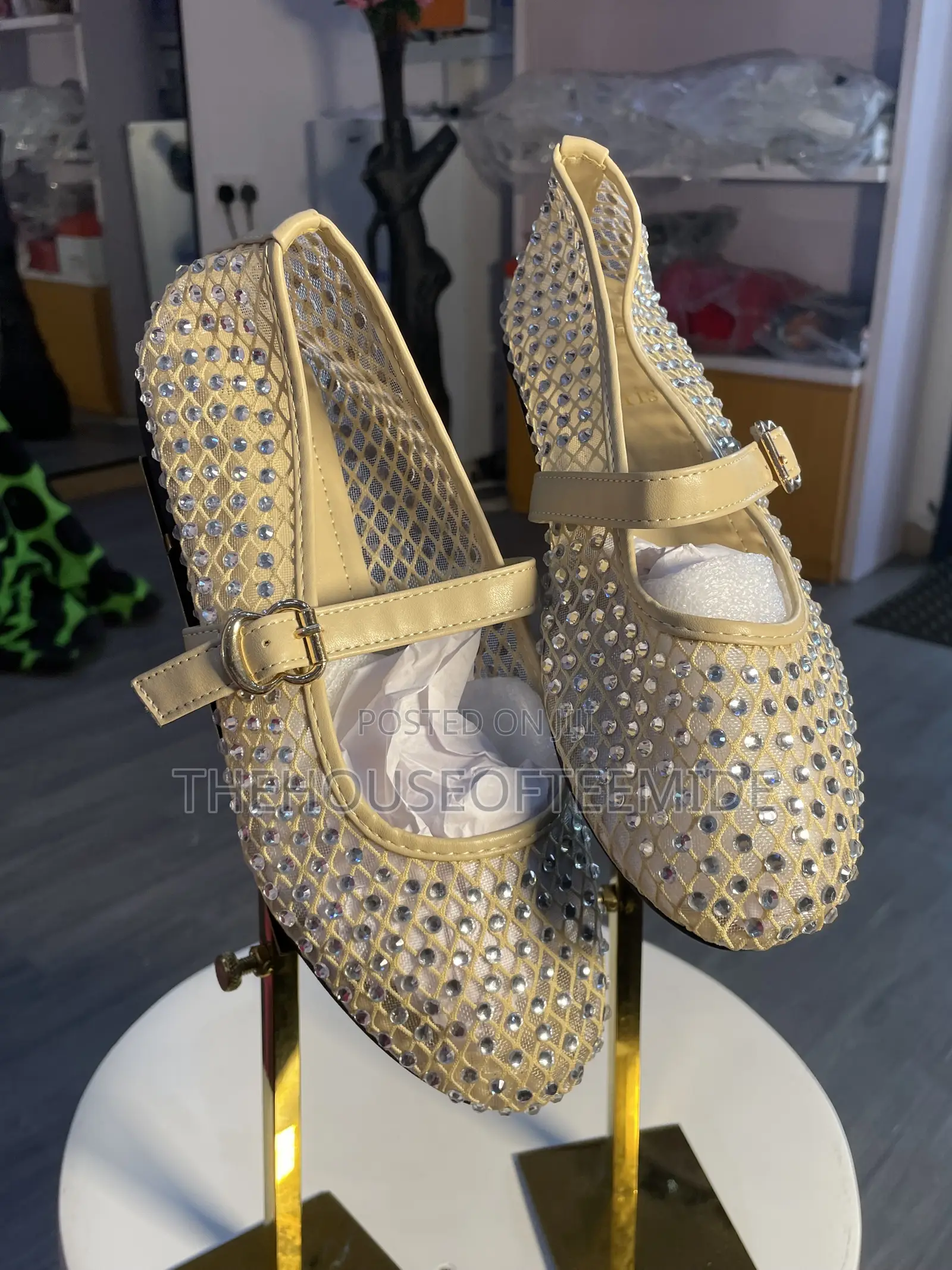 Fully Stoned Flat Shoe