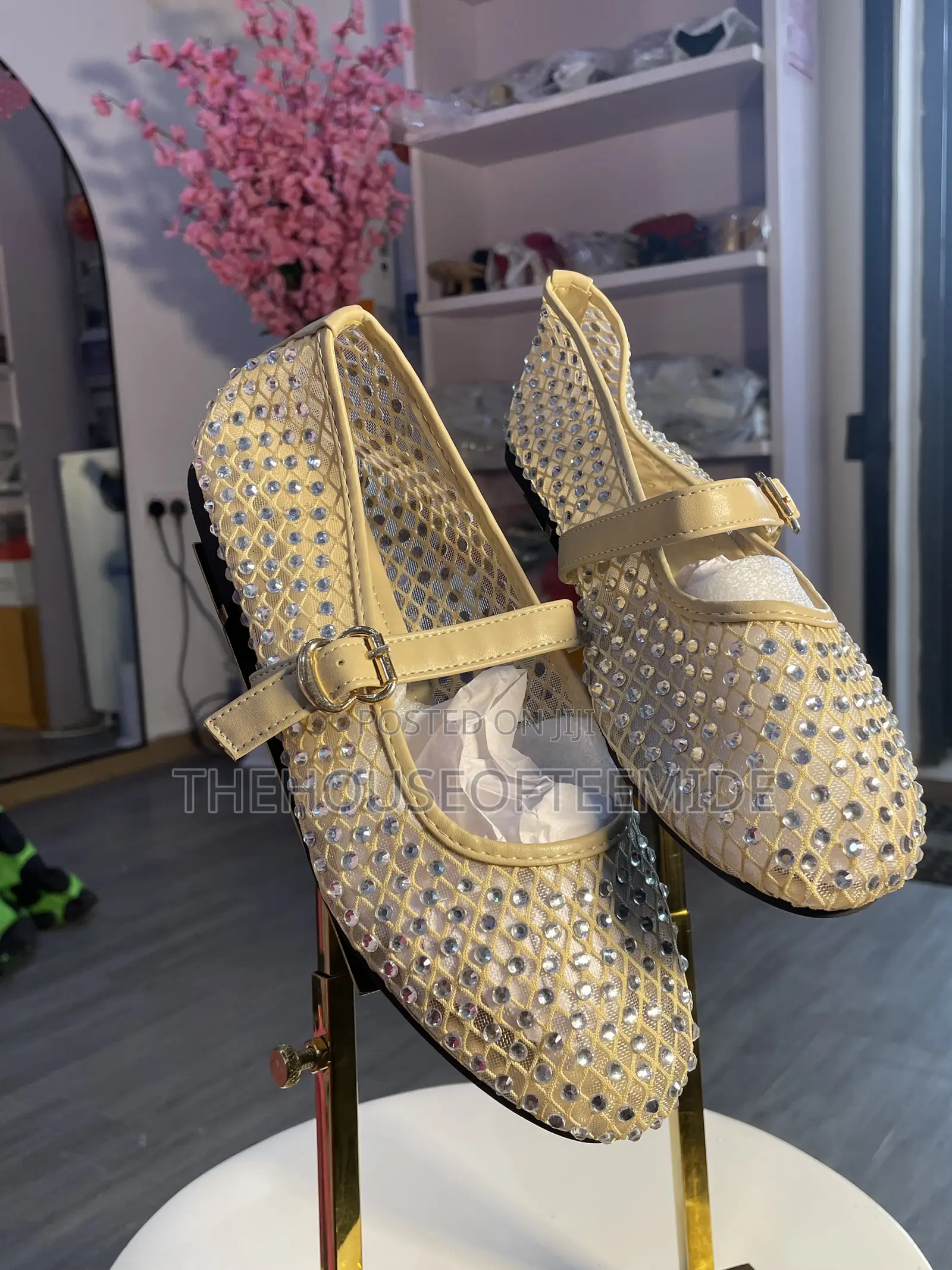 Fully Stoned Flat Shoe