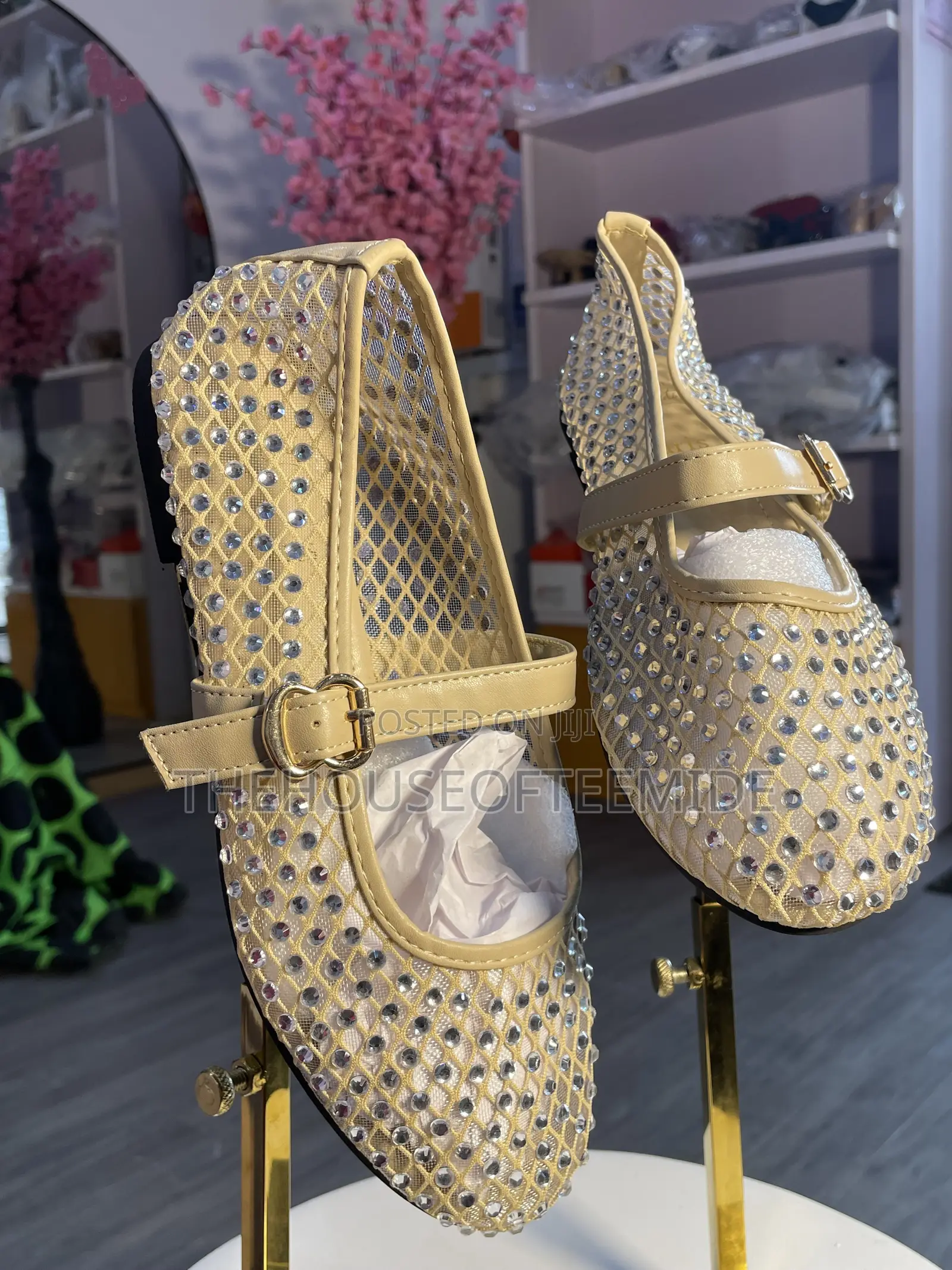 Fully Stoned Flat Shoe