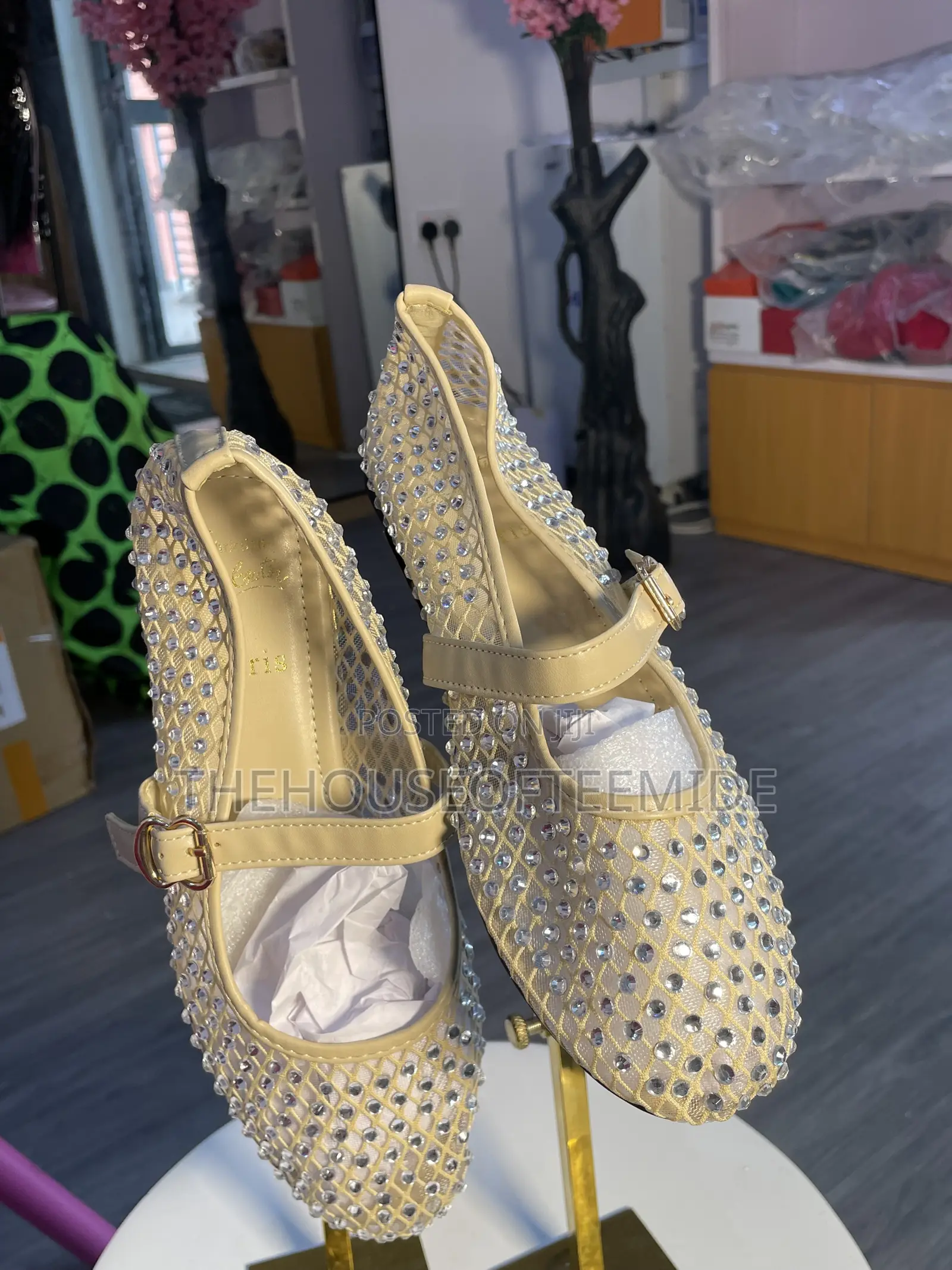 Fully Stoned Flat Shoe