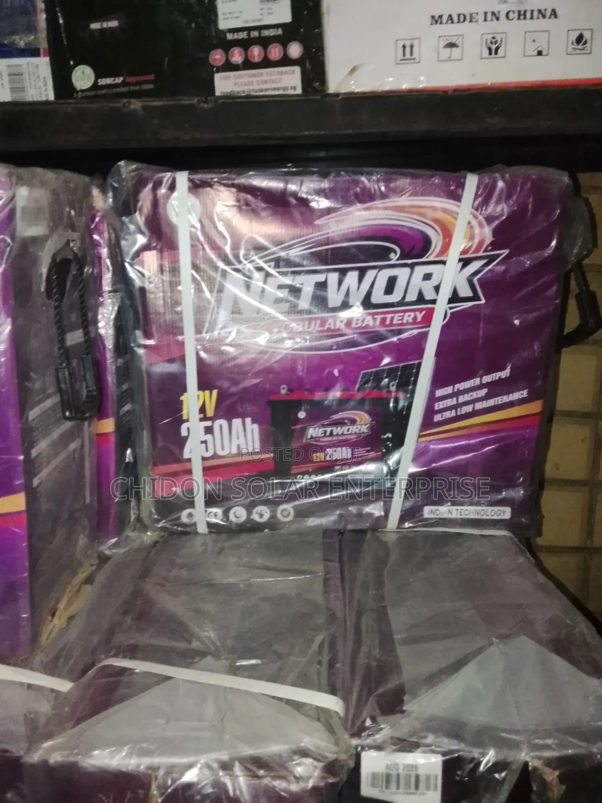250Ah 12V NETWORK Tubular Battery