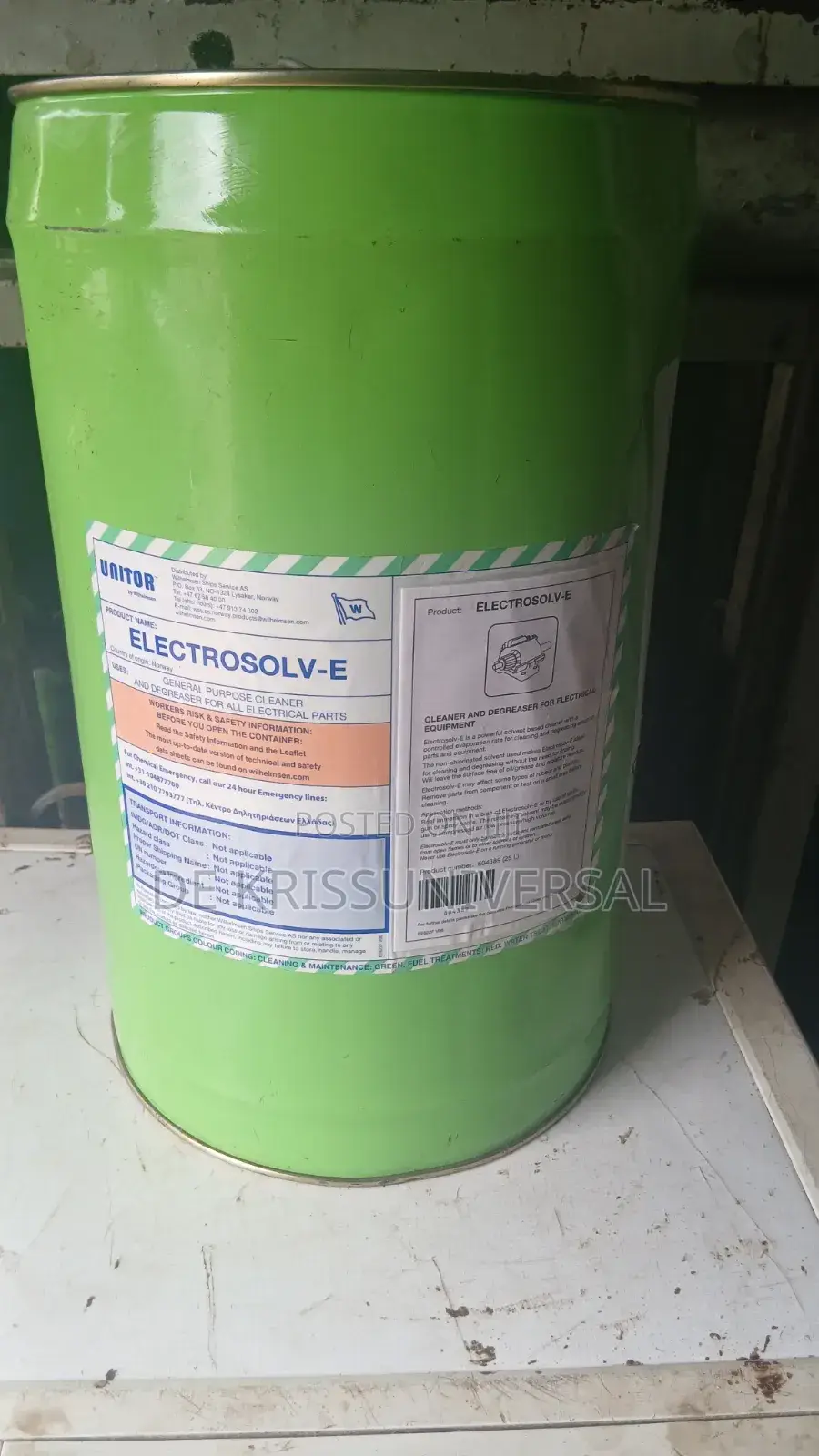 Unitor Metal Brite 25L - Rust Remover & Surface Brightener - 571661