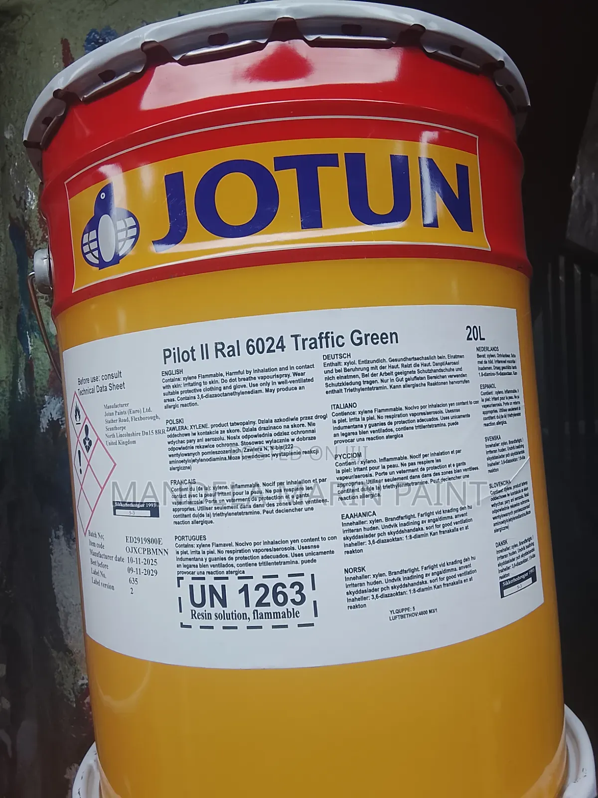 Jotun Pilot Ll Rel 6026 Traffic Green