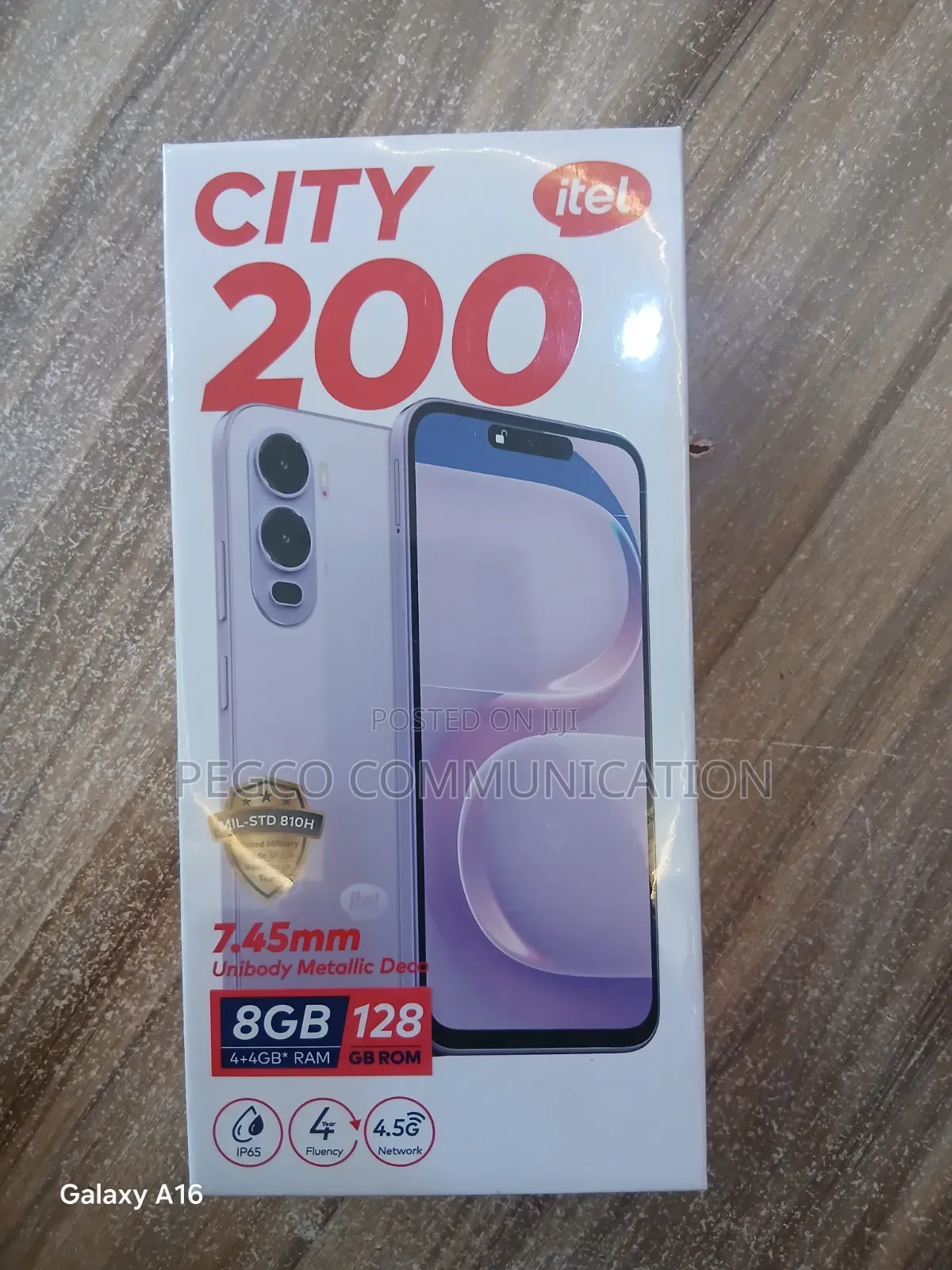 New Itel City 200 128 GB Black