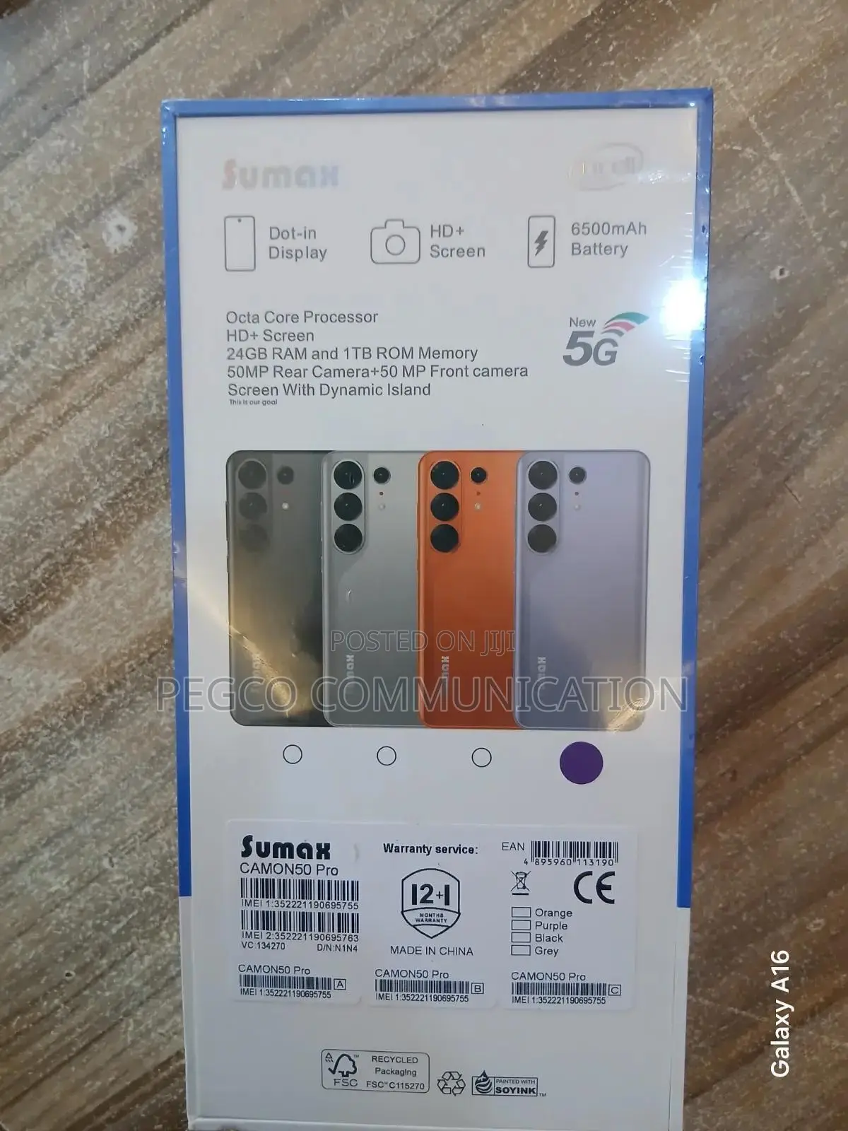 New Mobile Phone 64 GB Black