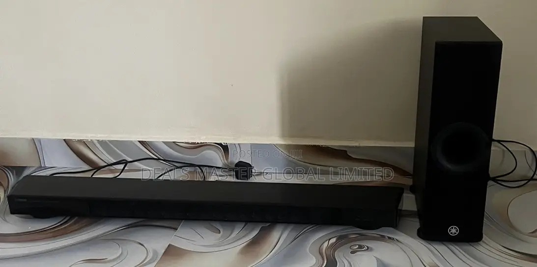 Exceptional Uk Used Yamaha Sound Bar and Subwoofer
