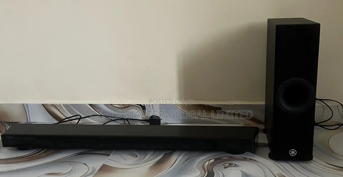 Exceptional Uk Used Yamaha Sound Bar and Subwoofer