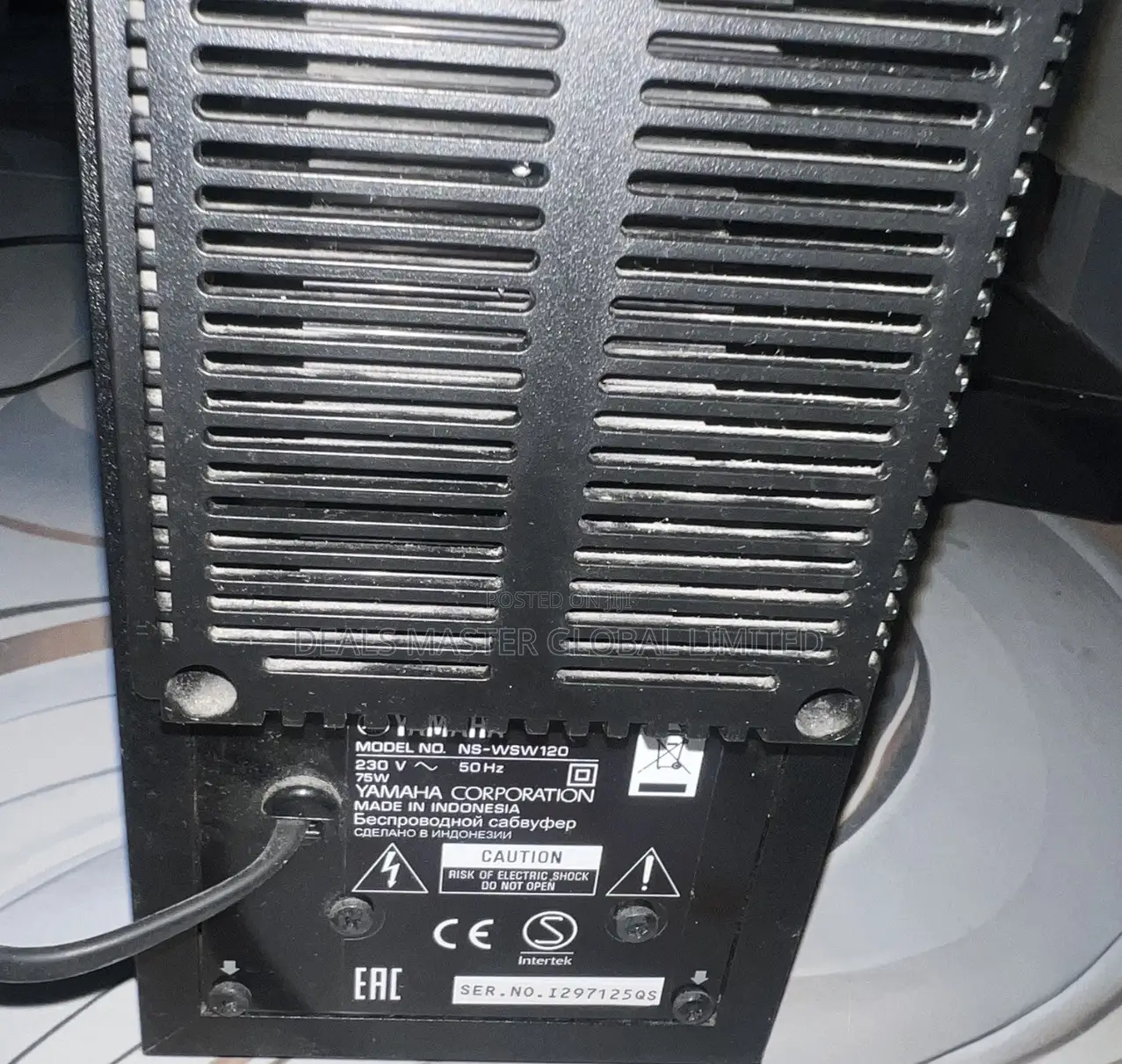 Exceptional Uk Used Yamaha Sound Bar and Subwoofer