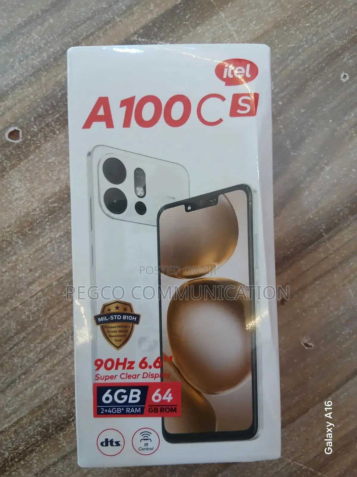 New Itel A100C 64 GB Black