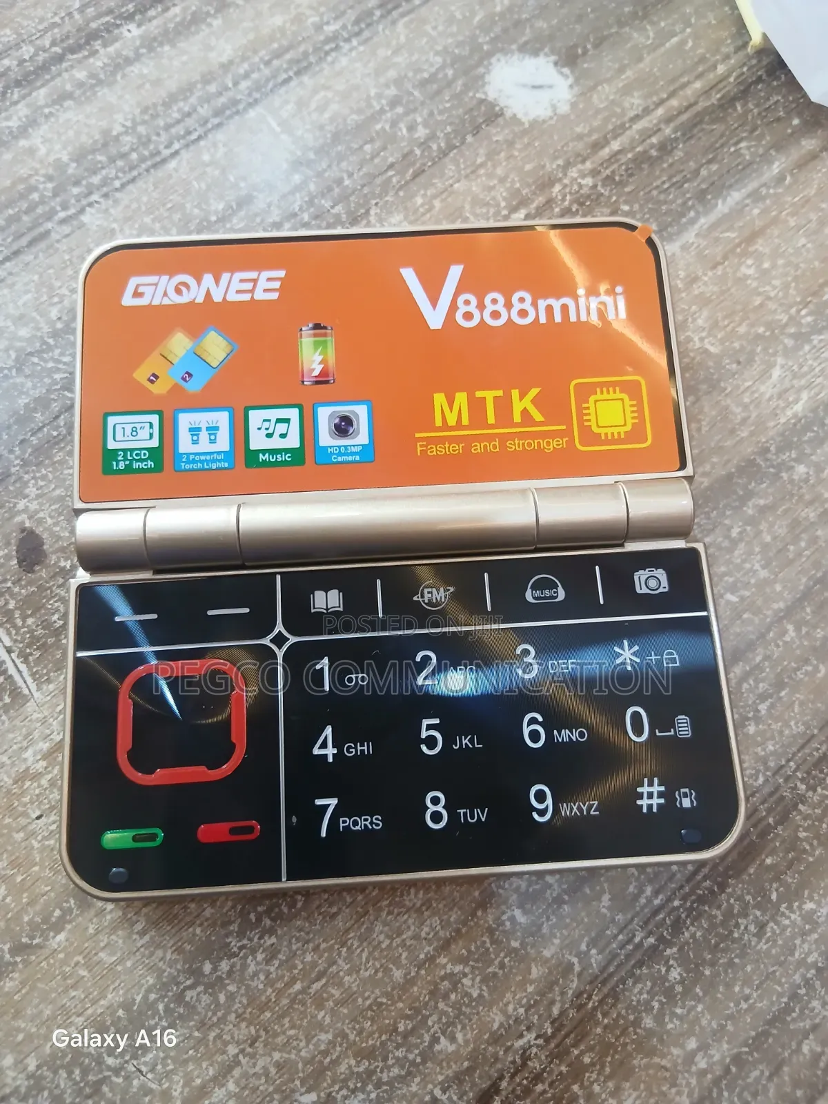 New Gionee V188 8 GB Black
