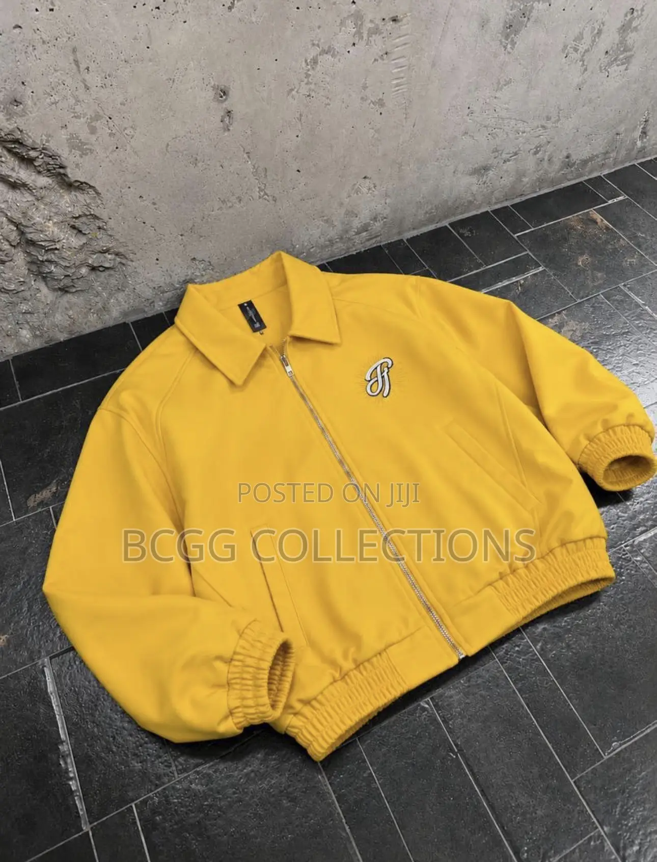 Designer Pingletiger Embroidered Zip-Up Streetwear Jacket