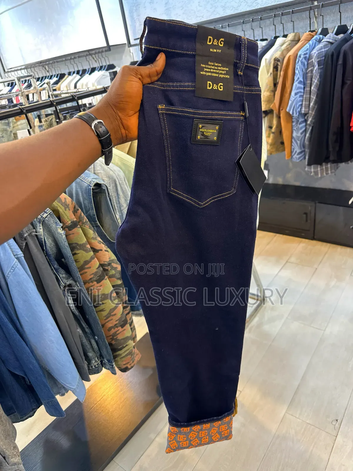 Top Notch Luxury Men's Quality Jeans Louis Vuitton