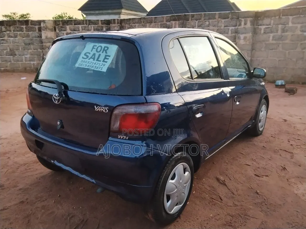 Toyota Yaris 2004 Black