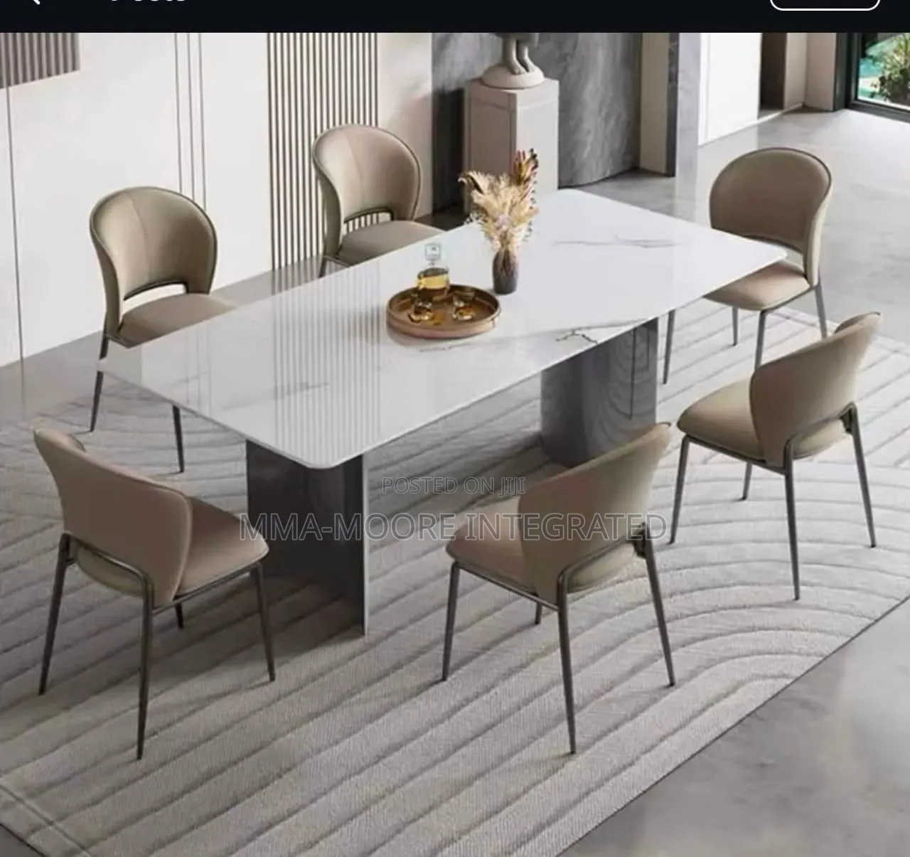 Marble Top Dinning Set
