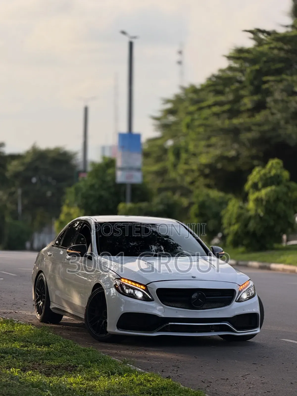 Mercedes-Benz C63 2018 White