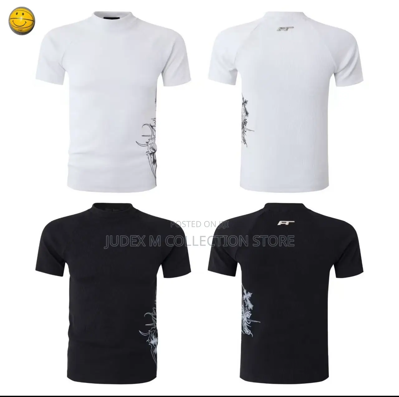 Graded Fitted. Clean. Classy Body Hug Round Neck Shirt