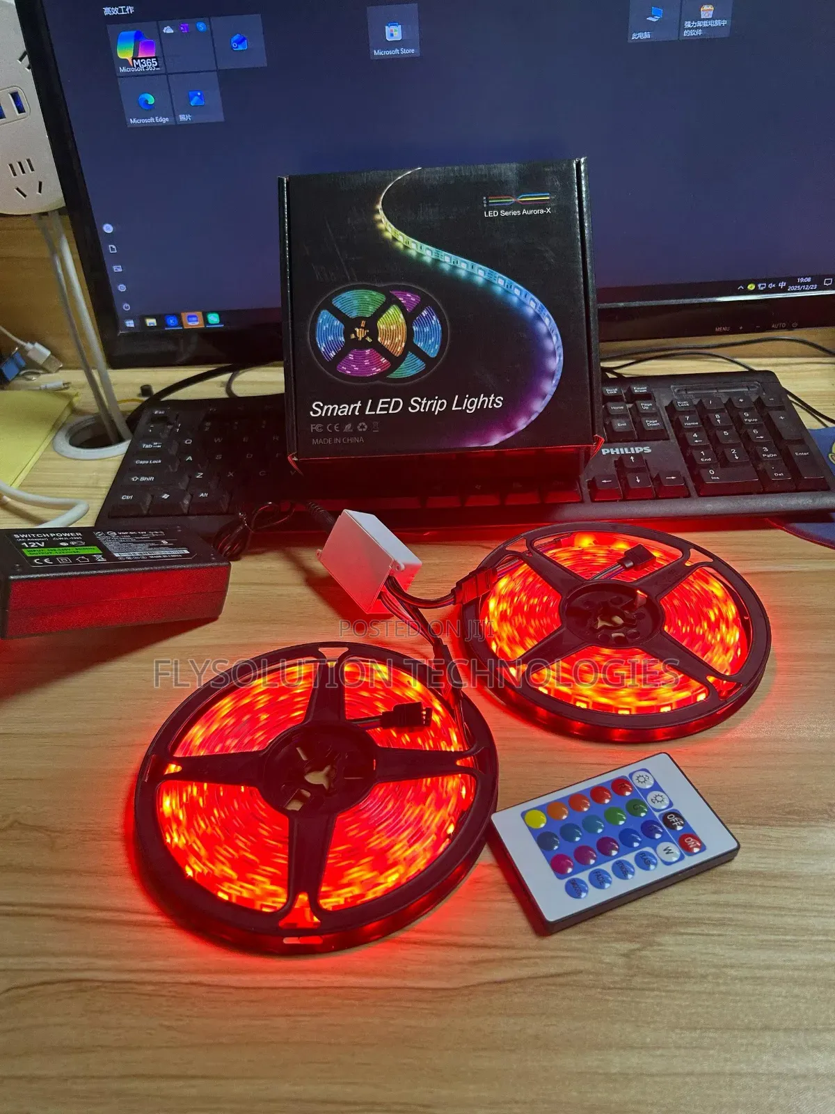 RGB Led Lights for Bedroom Strip Lights Colour Changing With Remote