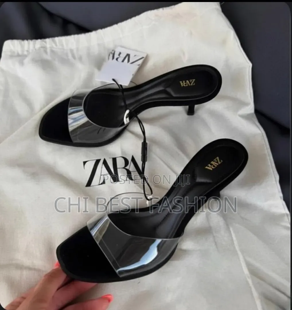 Zara Transparent Heels for Ladies and Women