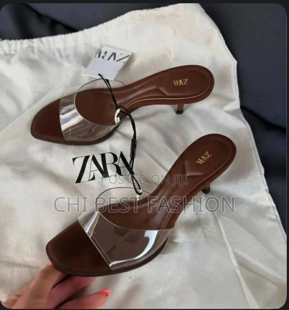 Zara Transparent Heels for Ladies and Women