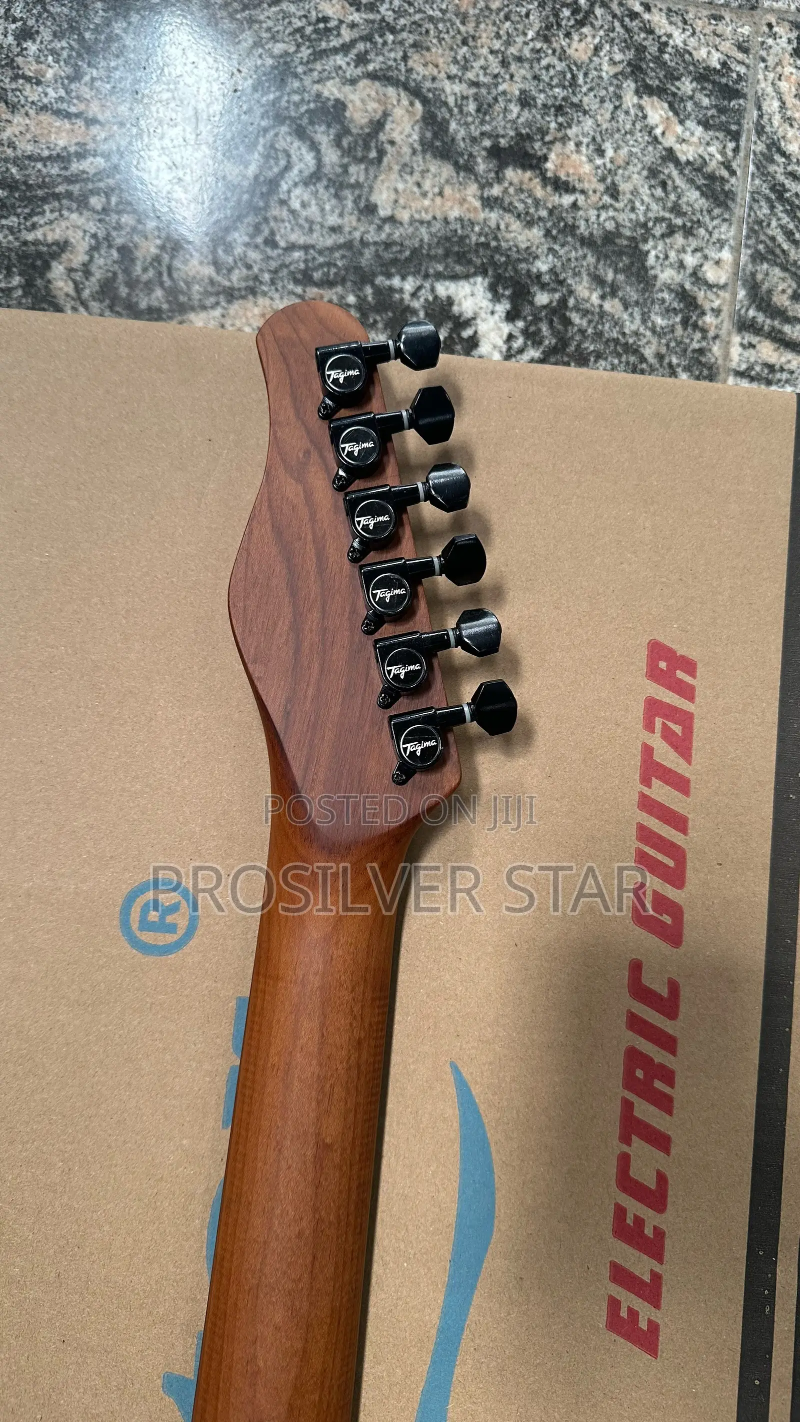 Tagima Electric Guitar – Natural Wood Finish