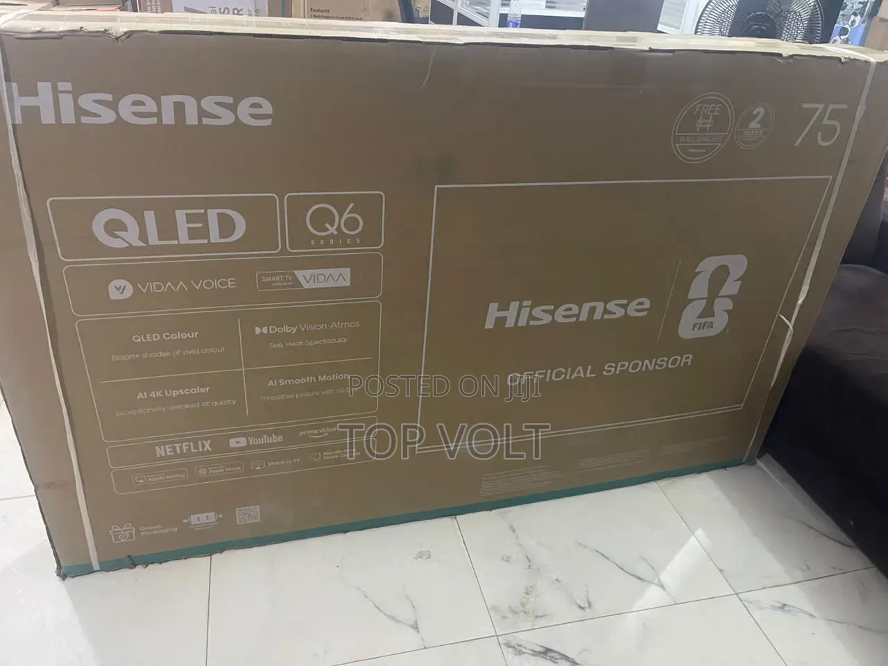 Hisense 75 Inch Ultra HD QLED Smart TV