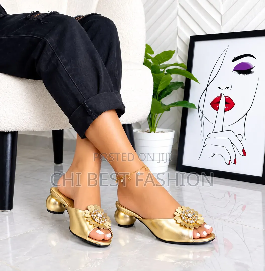 Viviana Flower Heels for Ladies and Women