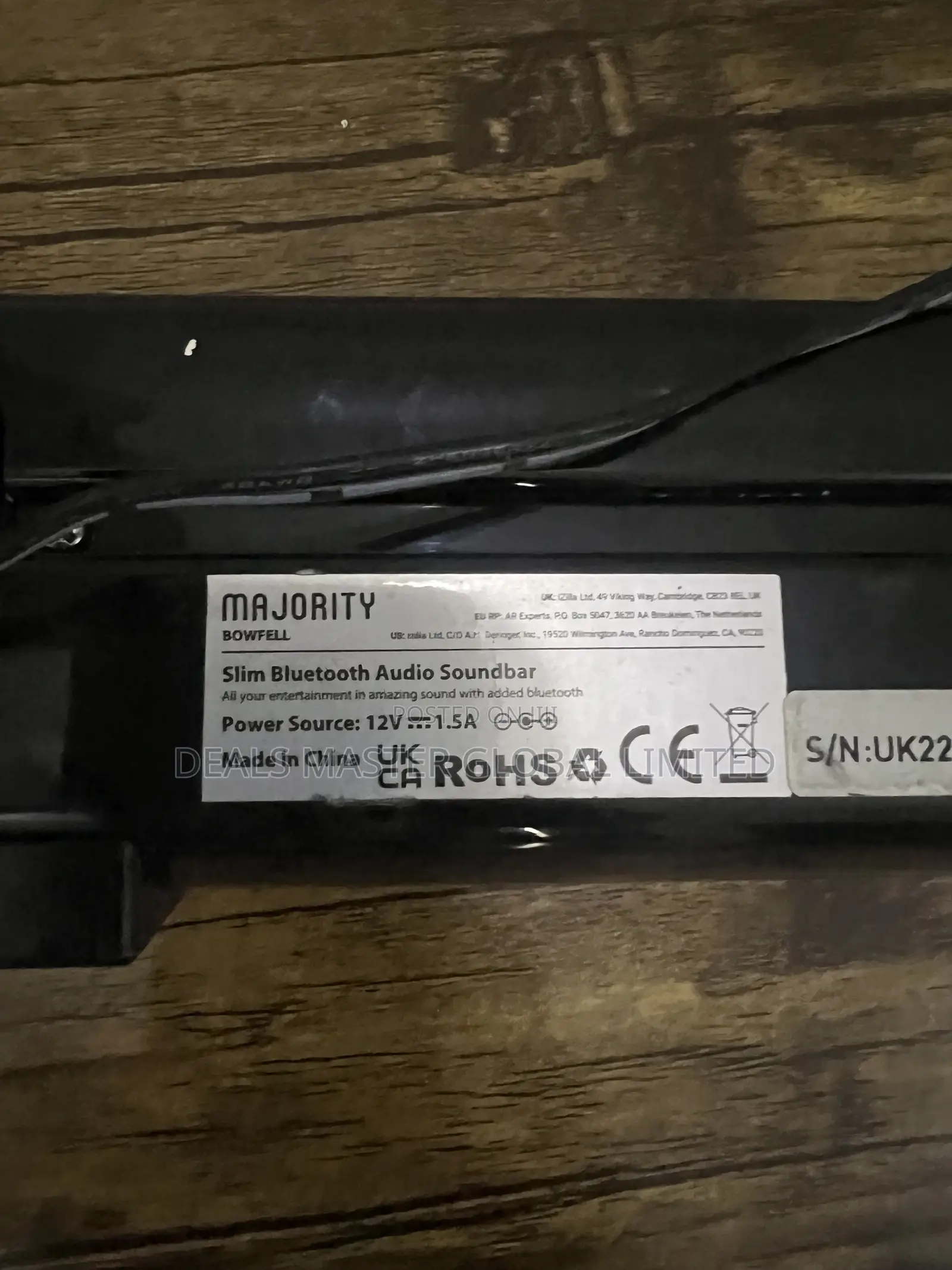 Portable Majority Sounbar Bluetooth