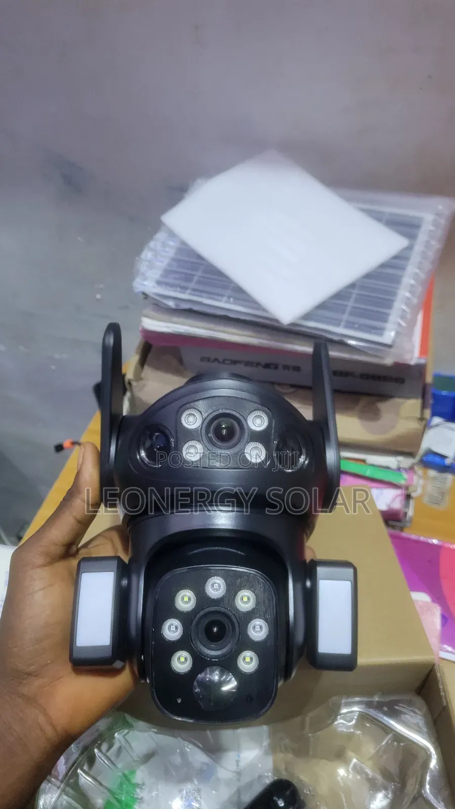 Essecloud Dual Lens Solar Camera AOV 12mp ( All 4g Sim Enable)