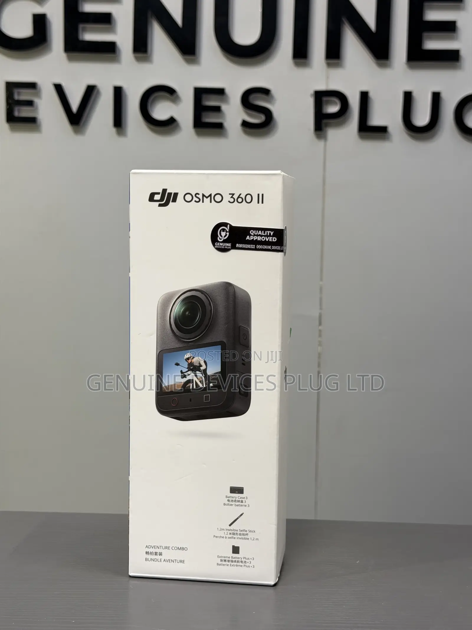 NEW DJI Osmo 360 II Adventure Combo 60fps 360 Action Camera