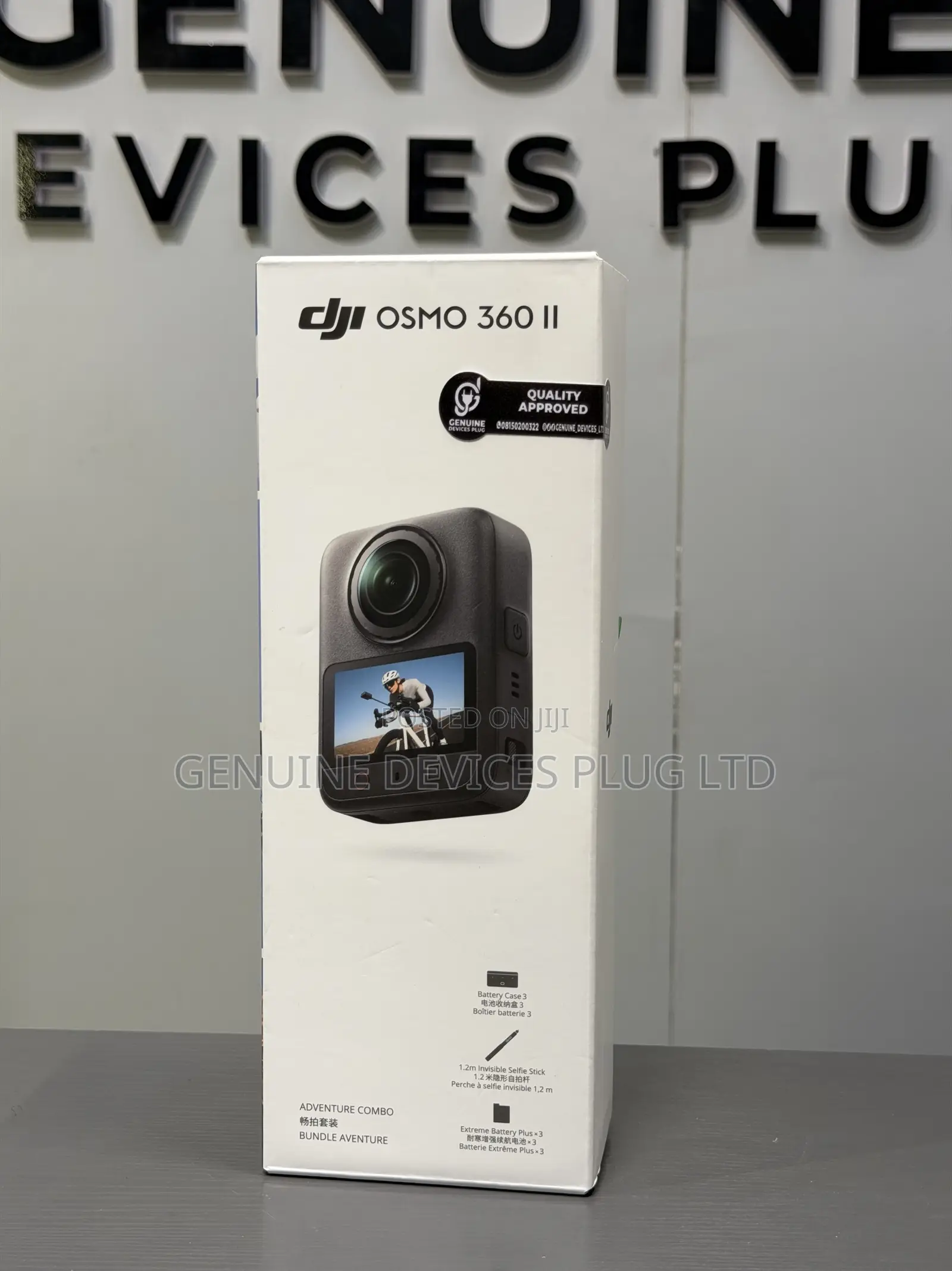 NEW DJI Osmo 360 II Adventure Combo 60fps 360 Action Camera