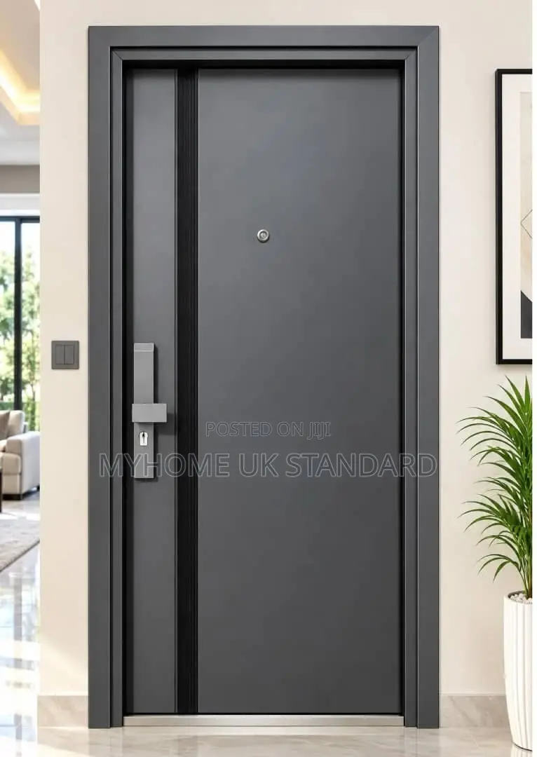 Special Black Steel Interior Door 3ft by 7ft