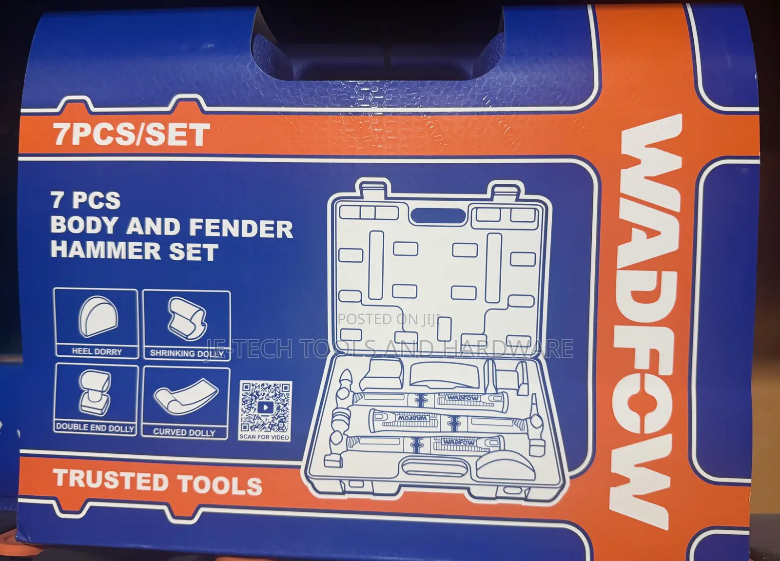 WADFOW 7-Piece Body and Fender Hammer Set (Model: WHZ1D07)