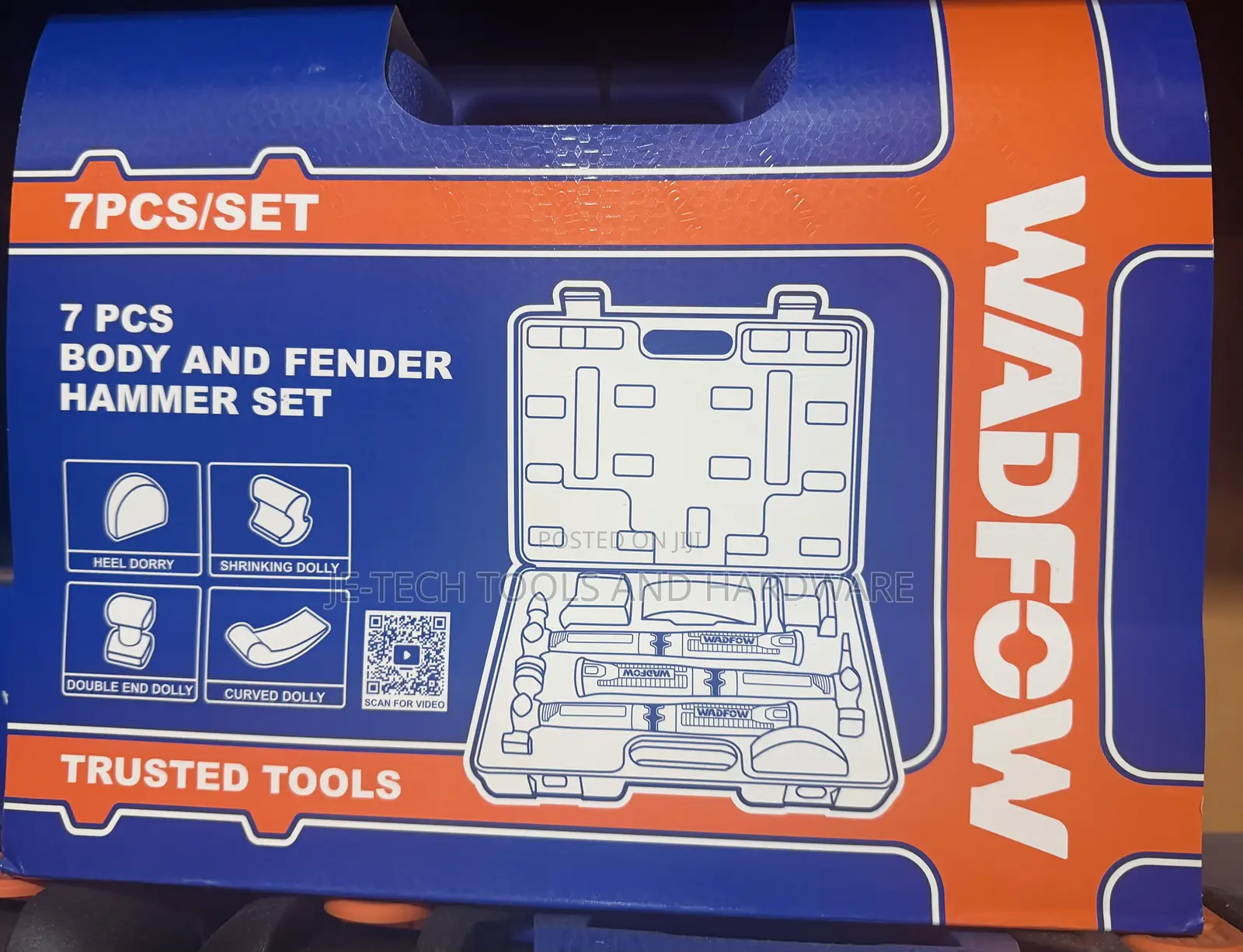 WADFOW 7-Piece Body and Fender Hammer Set (Model: WHZ1D07)