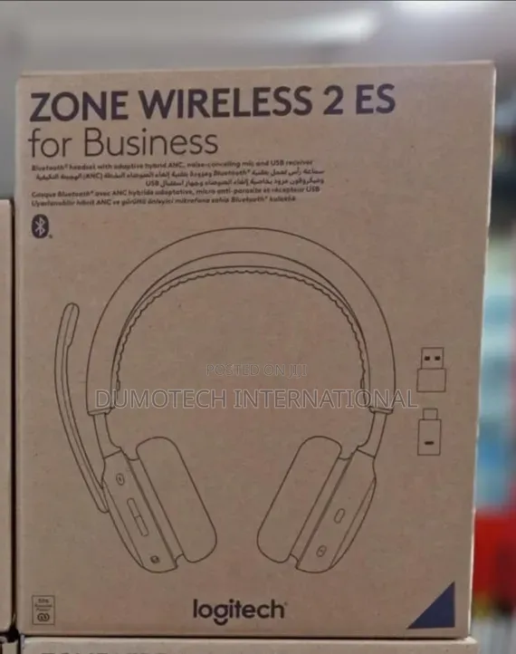 Logitech Zone Wireless 2 ES Headset for Business
