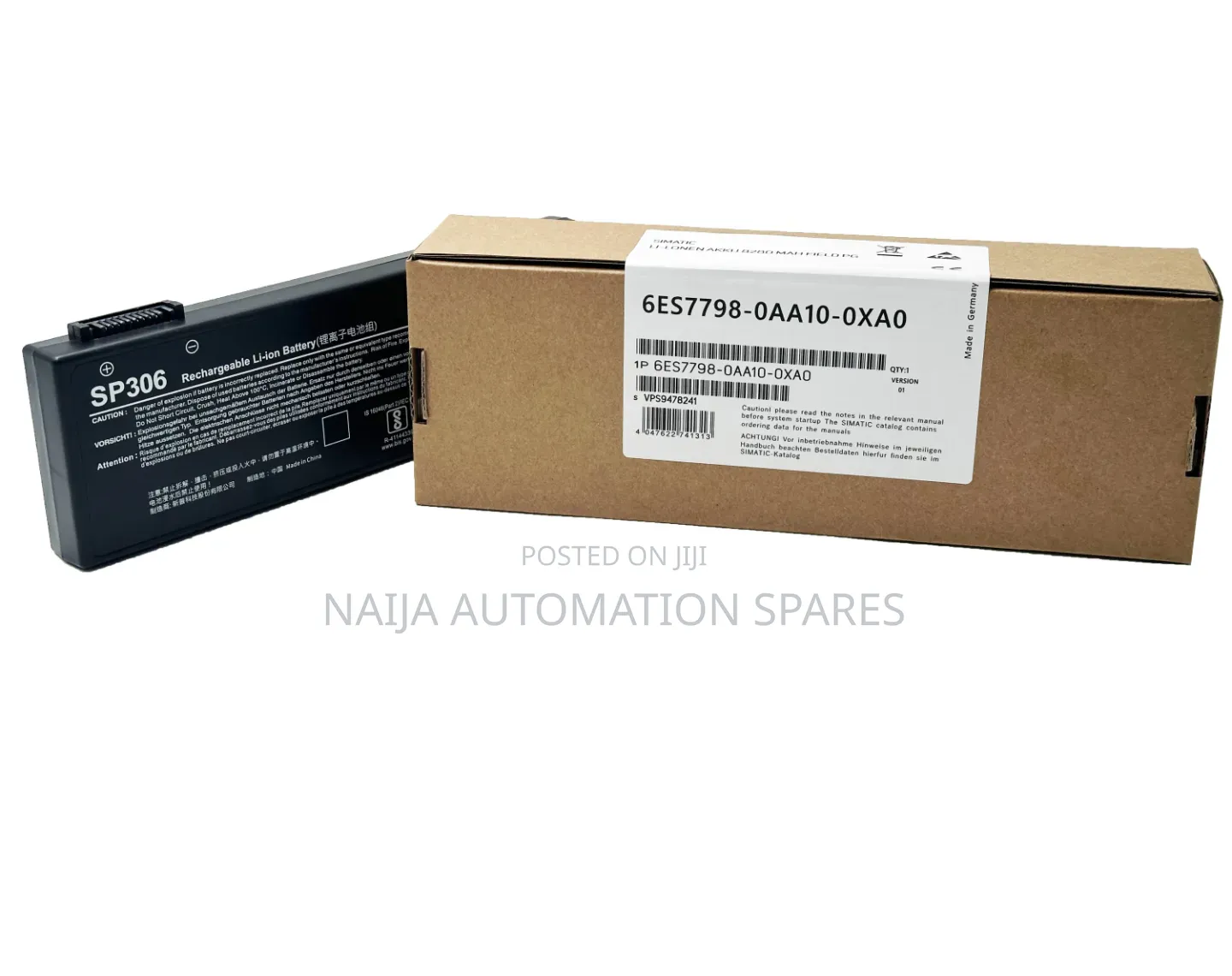 6es7798-0aa10-0xa0 | Siemens SIMATIC PG Spare Battery Model SP306-2