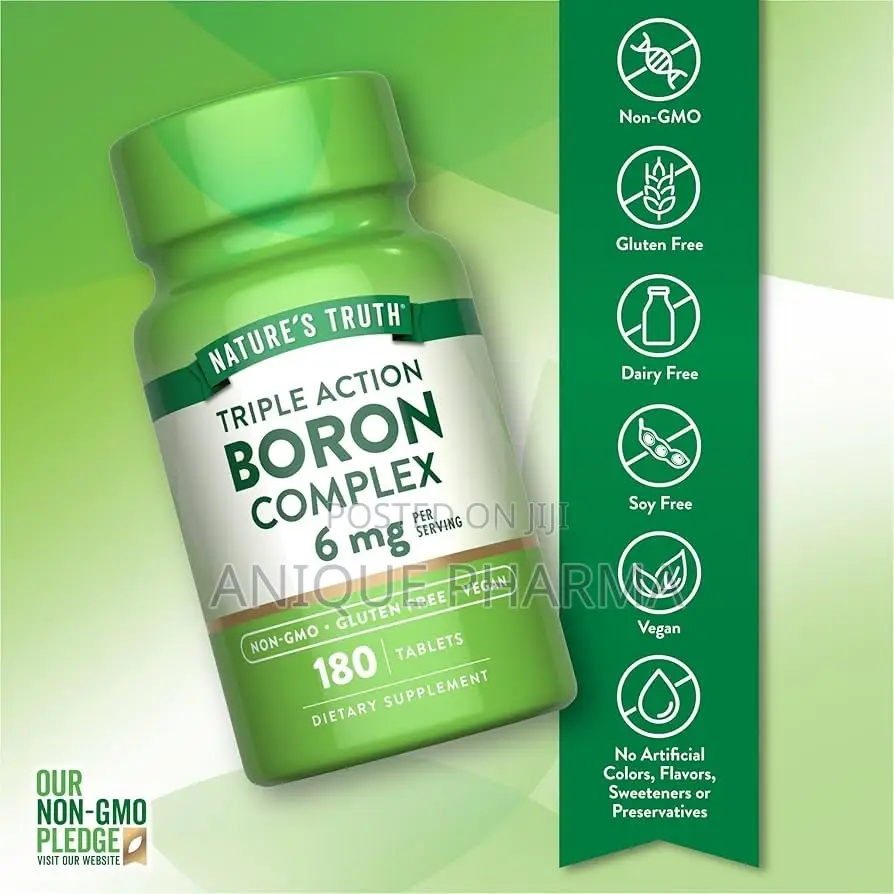 Triple Action Boron Complex 6mg X 180 Tablets