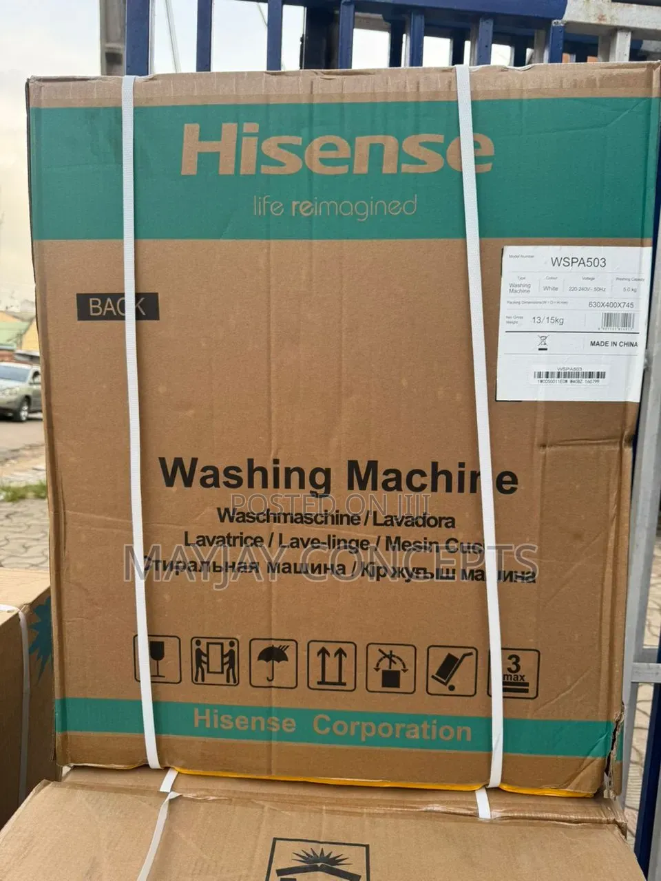 HISENSE 5KG Twin Tub Washing Machine With Spin Dryer—Durable