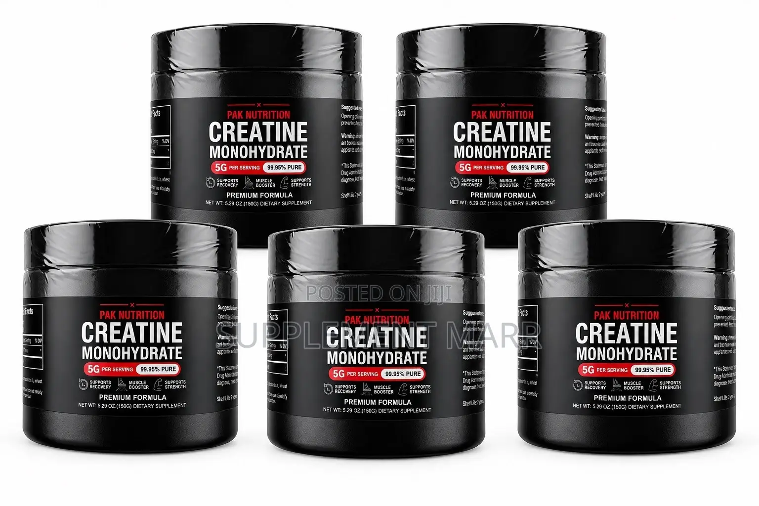 Creatine Powder 150G (Pack of 5)