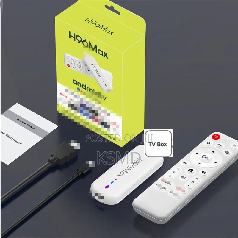 H96Max Android TV Box 2Gb/16Gb Android Box Voice Remote Control