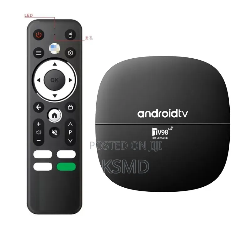 8g/128g Android TV BOX, Android 13 ,Bluetooth Voice Remote Control