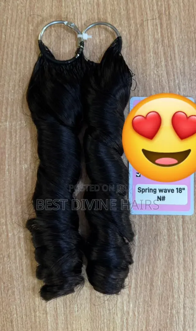 Miracle Knots Crotchet Extension in Spring Curls Human Hair
