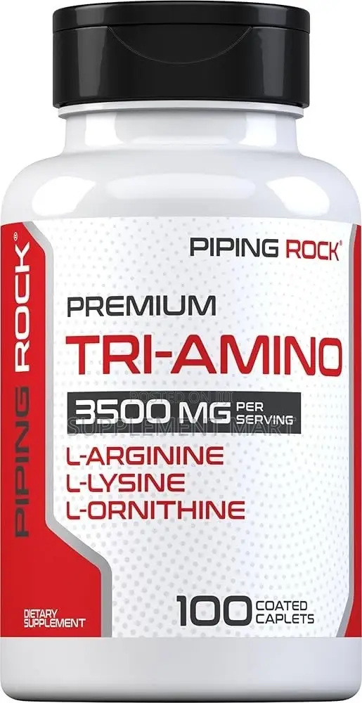 Tri Amino Complex – L-Lysine, L-Arginine, L-Ornithine X 100 Caplets