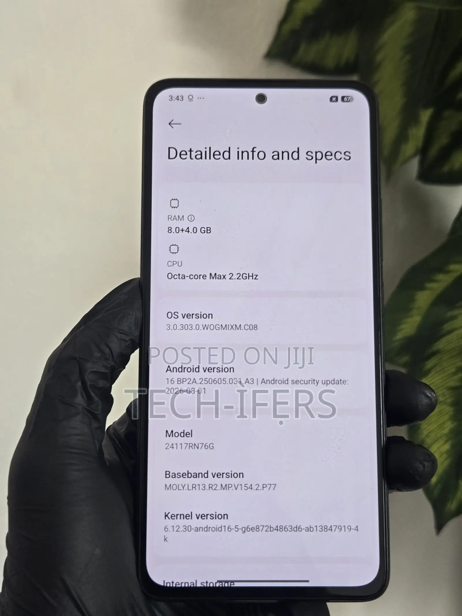 Xiaomi Redmi Note 14 4G 256 GB Black