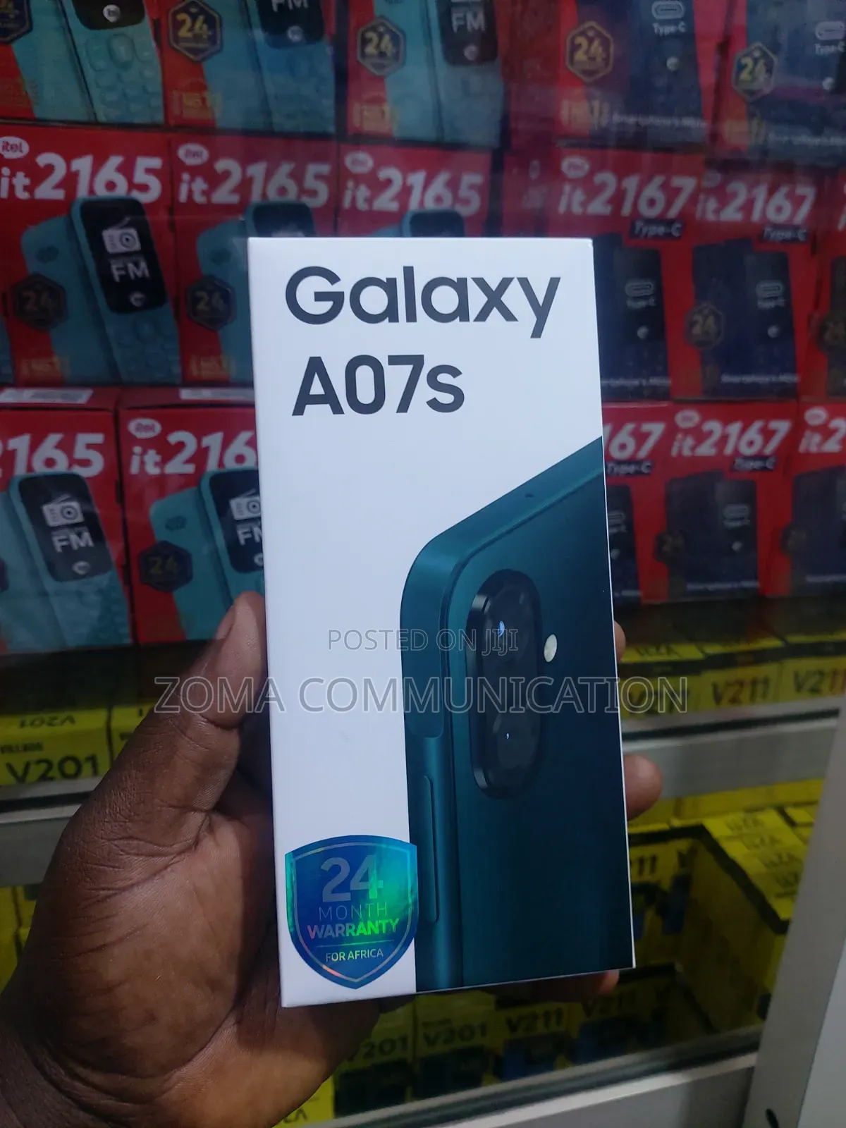 New Samsung Galaxy A07s 64 GB Green